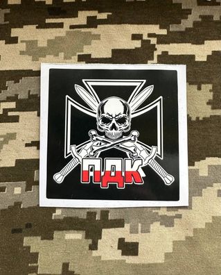 5x Vinyl Stickers SET "Polnisches Freiwilligenkorps", Legion Ukraine Morale Tactical