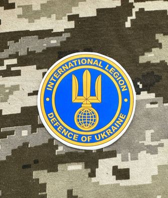 5x Vinyl Sticker SET "International Legion Ukraine" Morale Tactical Armee