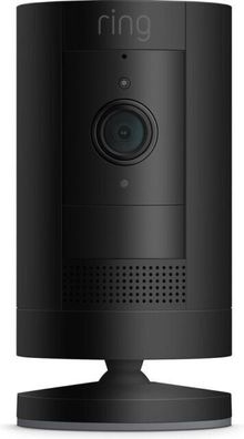 Ring Außenkamera Akku Stick Up Cam Battery, 1080p Überwachungskamera Schwarz NEU