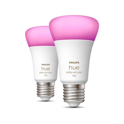 Philips Hue White & Color Ambiance E27 Doppelpack 2x806lm, dimmbar