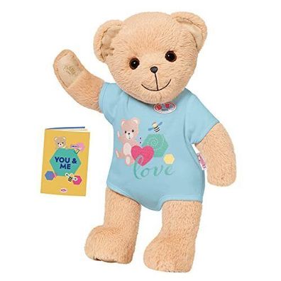 Baby Born Bär Teddy mit Kleidung und Zubehör in verschiedenen Farben Strampler