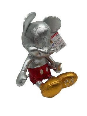 Disney 100 Platinum Mickey Mouse 25 cm Plüschtier Stofftier Kuscheltier