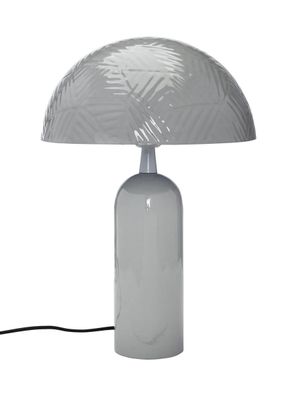 PR Home Carter Tischlampe grau aus Metall E27 31x45cm