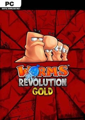 Worms Revolution Gold Edition (PC, 2013, Nur Steam Key Download Code) Keine DVD