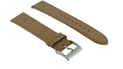Junghans Max-Bill Uhrarmband Leder 20mm beige 041/4562 027/3500