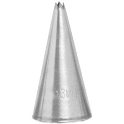 Schneider Sterntülle NC, aus einem Stück gezogen, ø: 3 mm