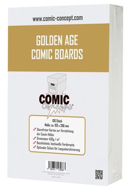 Comic Concept Golden Age Comic Boards (193x266mm)