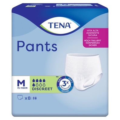 Tena Pants Discreet medium, 8er Pack