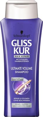 Schwarzkopf Gliss Kur Ultimate Volume Shampoo, 250 ml