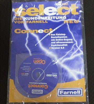 Farnell select März 2001 Kundenzeitung + Bestellkatalog CD-ROM Version 6.0