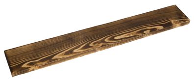 grosse Holzplanke geflammt 100cmx14,5cmx2cm Holzbohle Holzbrett Bastelholz aus ...