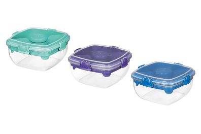 Sistema Speisebehälter Salatbox 2er Set- Farbe kann nicht gewählt werden mit Beste...
