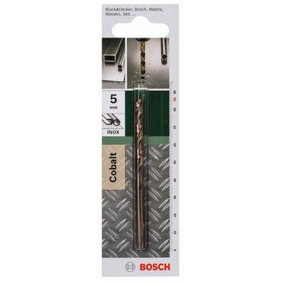 Bosch Metallbohrer HSS-Co DIN 338 5,0x52x86 2609255072