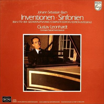 Philips 6575 061 - Inventionen • Sinfonien - BWV 772-801 - Gesamtaufname / Com