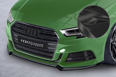CSR Cup-Spoilerlippe mit ABE für Audi A3 S-Line/ S3 8V Limousine und Cabrio (Facelif