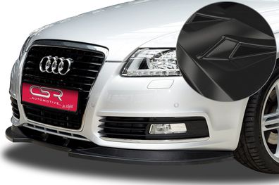 CSR Cup-Spoilerlippe mit ABE für Audi A6 4F S-Line CSL106-G Glossy schwarz Hochglanz