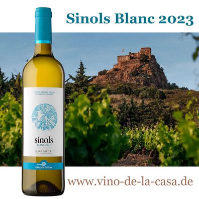 Sinols Blanc 2023 Blanco 75cl D.O. Empordà (1 Karton = 6 Flaschen) Weißwein