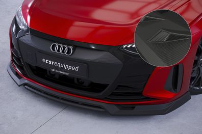 CSR Cup-Spoilerlippe mit ABE für Audi e-tron GT alle 2020- CSR-CSL707-M Carbon Look
