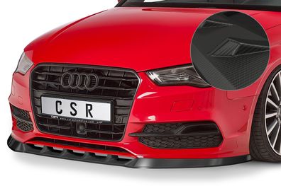 CSR Cup-Spoilerlippe mit ABE für Audi S3/ A3 8V Limousine/ Cabrio S-Line vor Facelif