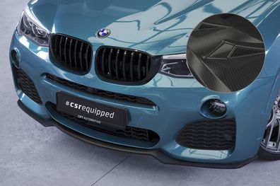 CSR Cup-Spoilerlippe mit ABE für BMW X4 (F26) M-Paket 2014- CSR-CSL558-C Carbon Look