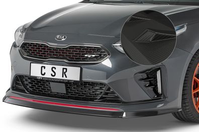 CSR Cup-Spoilerlippe mit ABE für Kia Ceed (CD) GT 2018- CSR-CSL422-M Carbon Look mat