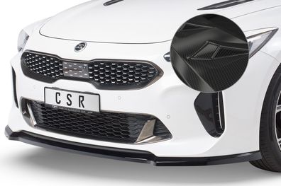 CSR Cup-Spoilerlippe mit ABE für Kia Stinger GT 2017- CSR-CSL426-C Carbon Look glän