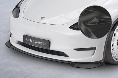 CSR Cup-Spoilerlippe mit ABE für Tesla Model Y alle 2020- CSR-CSL620-C Carbon Look g