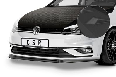 CSR Cup-Spoilerlippe mit ABE für VW Golf 7 Facelift (kein R-Line, R, GTI, GTD, GTE)