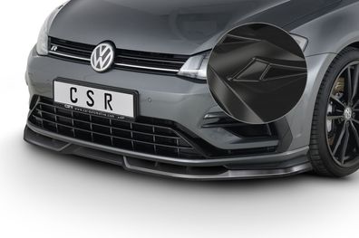 CSR Cup-Spoilerlippe mit ABE für VW Golf 7 R Facelift 2017- CSR-CSL346-G Glossy schw