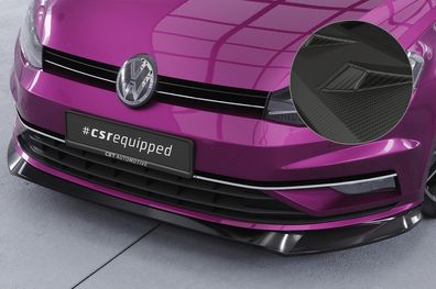 CSR Cup-Spoilerlippe mit ABE für VW Golf 7 Facelift (kein R-Line, R, GTI, GTD, GTE,