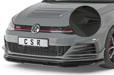 CSR Cup-Spoilerlippe mit ABE für VW Golf 7 GTI TCR 2019- CSR-CSL368-M Carbon Look ma