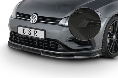 CSR Cup-Spoilerlippe mit ABE für VW Golf 7 R Facelift 2017- CSR-CSL346-M Carbon Look