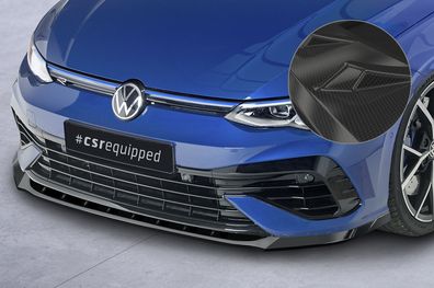 CSR Cup-Spoilerlippe mit ABE für VW Golf 8 (Typ CD) R 2020- CSR-CSL618-C Carbon Look