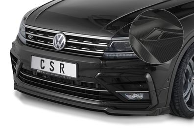 CSR Cup-Spoilerlippe mit ABE für VW Tiguan II R-Line 2016-2019 CSR-CSL367-C Carbon L