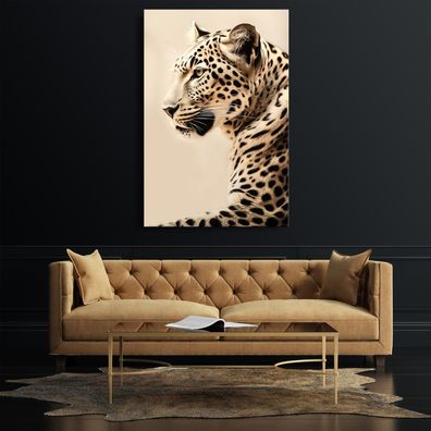 Wandbild Tier , Leopard Jaguar Leinwand , Acrylglas , Poster Deko Kunst
