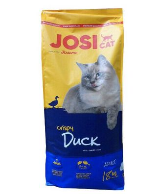 18kg JOSERA JosiCat Crispy Duck Trockenfutter Katzenfutter