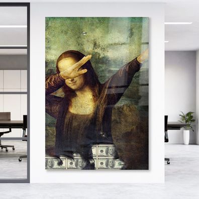 Wandbild Mona Lisa leonardo da vinci Leinwand , Acrylglas , Poster Modern Deko Kunst