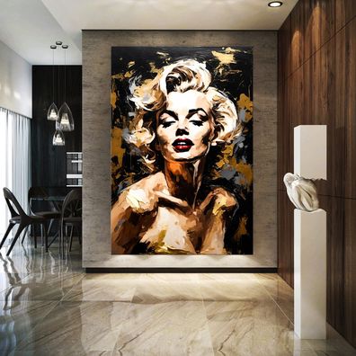 Ink Wandbild Frau Marilyn Monroe Leinwand , Acrylglas , Poster Deko Kunst