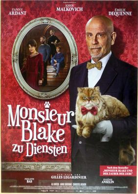 Monsieur Blake zu Diensten - Original Kinoplakat A1 - Hauptmotiv - Filmposter