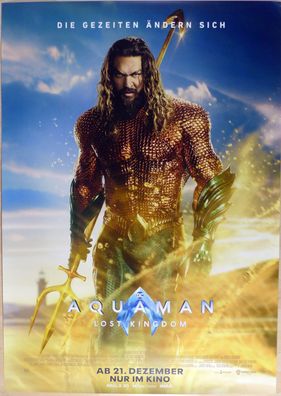 Aquaman - Lost Kingdom - Original Kinoplakat A0 -Hauptmotiv- Jason Momoa- Filmposter