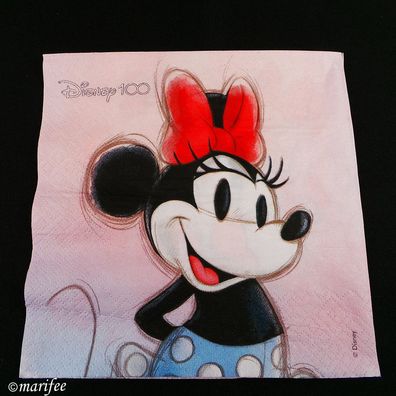 Disney® Minnie-Servietten, 20 Stück, 33 x 33 cm, Geburtstag Art.-Nr. 12309