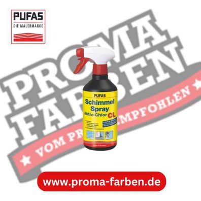 Pufas Schimmel-Spray Aktiv-Chlor CL 1Liter