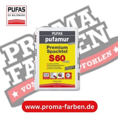 Pufas pufamur Premium-Spachtel S60 easy 10kg