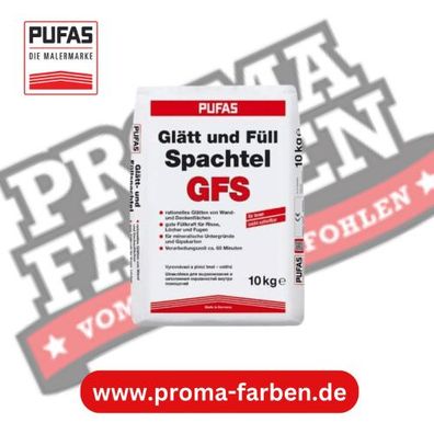 Pufas Glätt und Füllspachtel GFS 10kg