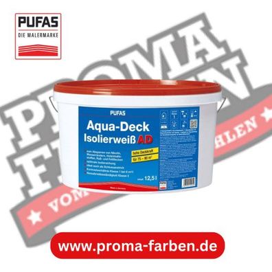 Pufas Aqua-Deck Isolierweiß AD 5L