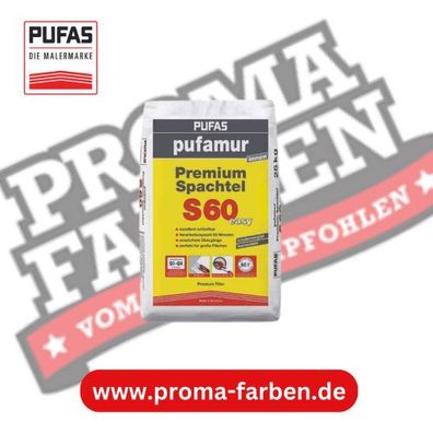 Pufas pufamur Premium-Spachtel S60 easy 25kg