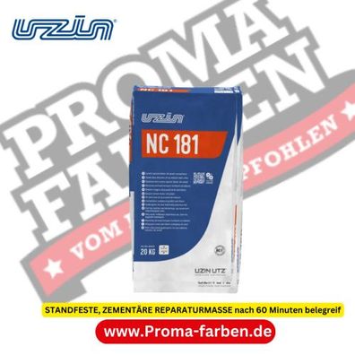 UZIN NC 181 Standfeste, zementäre Reparaturmasse - 20 kg