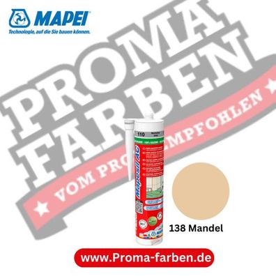 Mapei Mapesil AC 310ml Silikon-Dichtstoff 138 Mandel