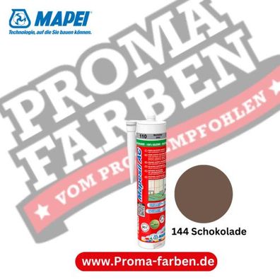 Mapei Mapesil AC 310ml Silikon-Dichtstoff 144 Schokolade