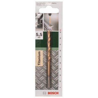 Bosch Metallbohrer HSS-Tin DIN 338 5,5x57x93 2609255099